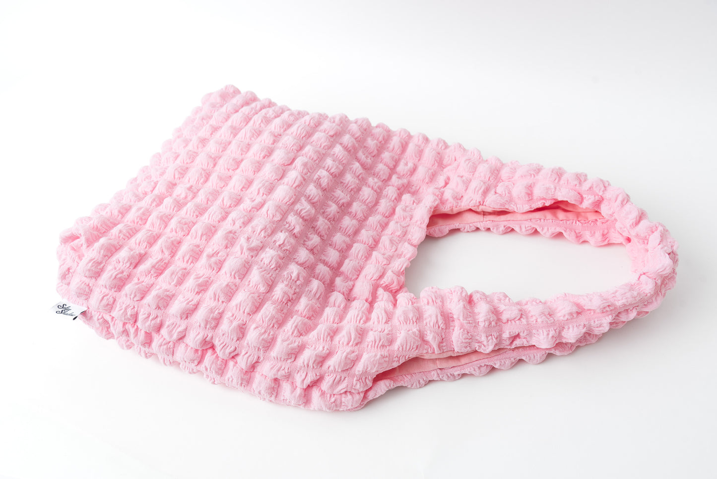 Pink Water Bottle Pocket Tote Bag